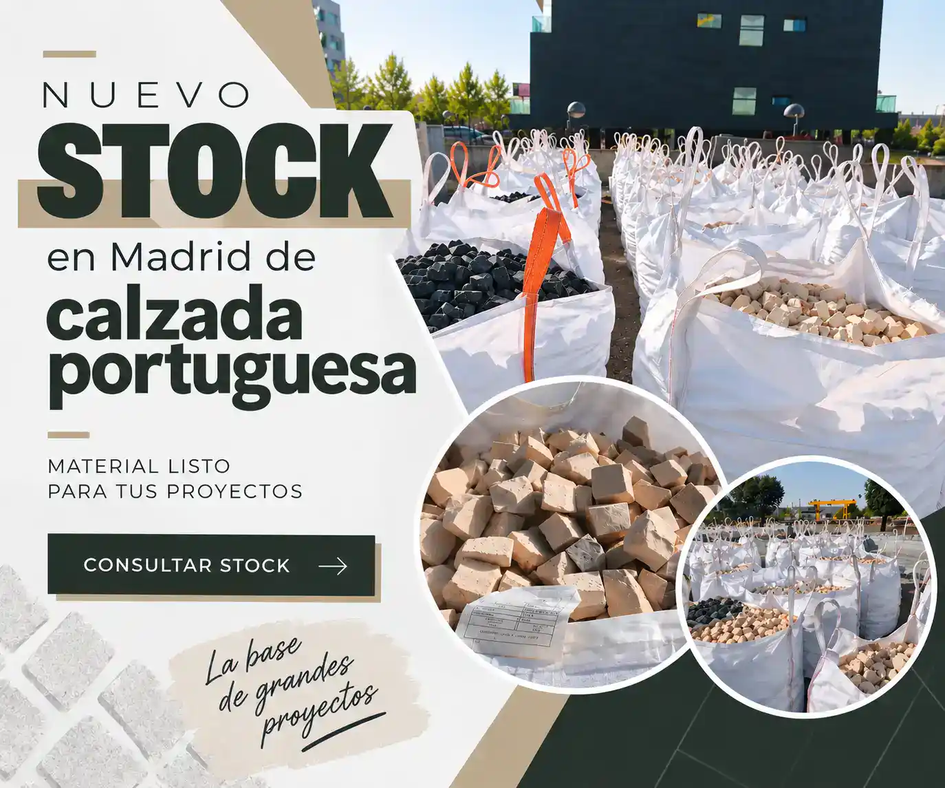 Nuevo Stock Calzada Portuguesa en Madrid